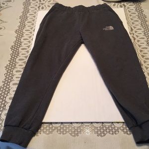 Mens Northface sz small charcoal grey sweatpants